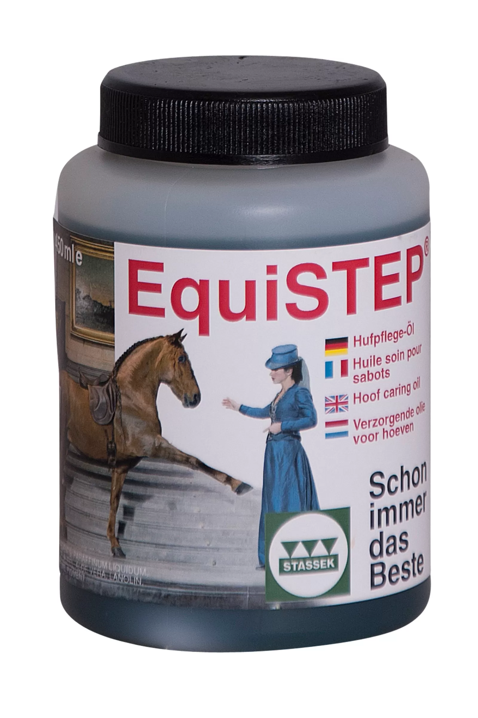 New Flacon Recharge Huile Pour Sabot Equistep (Sans La Brosse), 450 Ml Soin Du Sabot