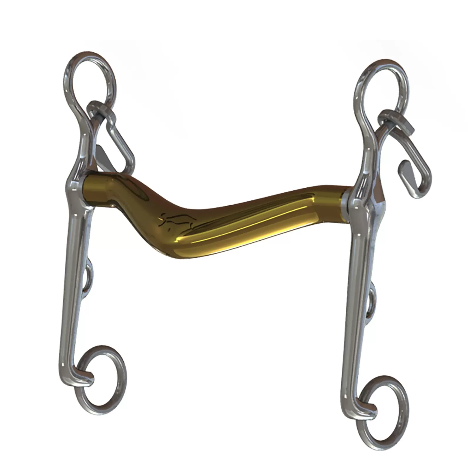 Store Mors De Bride Ns Bits Turtle Tilt, Epaisseur 14 Mm, Branche Inferieure 5 Cm Mors De Bride