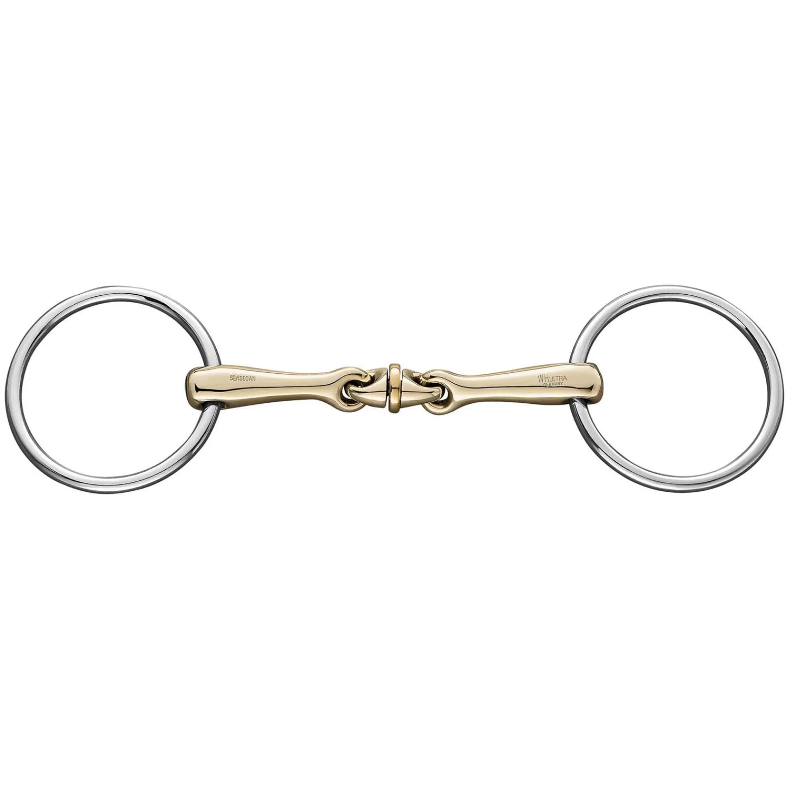 Flash Sale Mors De Filet Wh Ultra Sensogan Chantilly Double Brisure 14 Mm Mors 2 Anneaux
