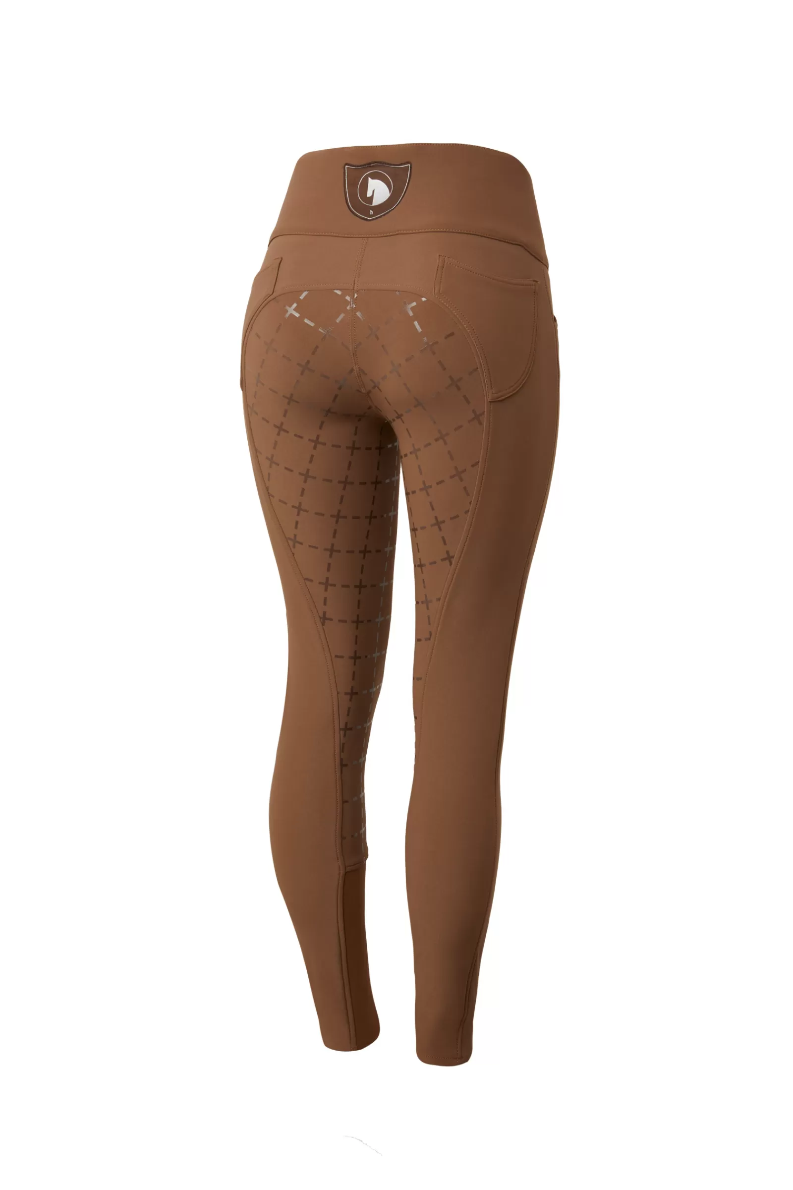 horze Pantalon A Fond Peau Desiree Silicone Et Taille Haute, Femme< Pantalons D'équitation Fond Integral