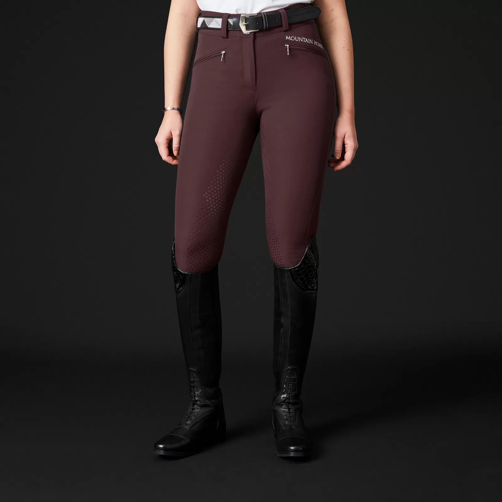 mountainhorse Pantalon D'équitation A Fond Integral Mountain Horse Diana Taille Haute< Pantalons D'équitation Fond Integral