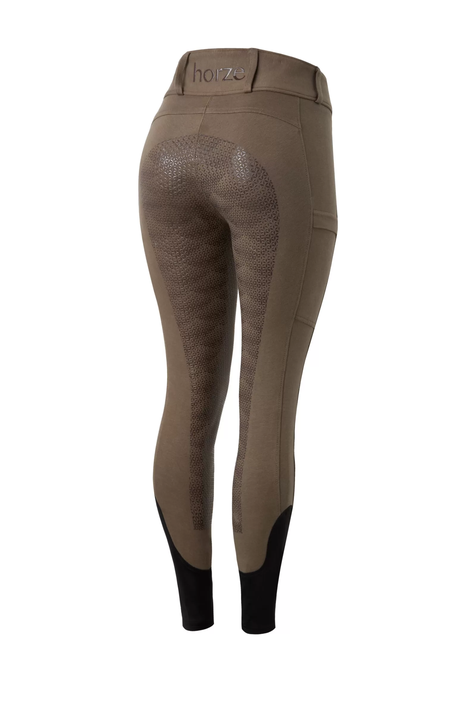 horze Pantalon D'équitation Fond Integral En Silicone Pour Femme Avec Poche A Rabat< Pantalons D'équitation Fond Integral
