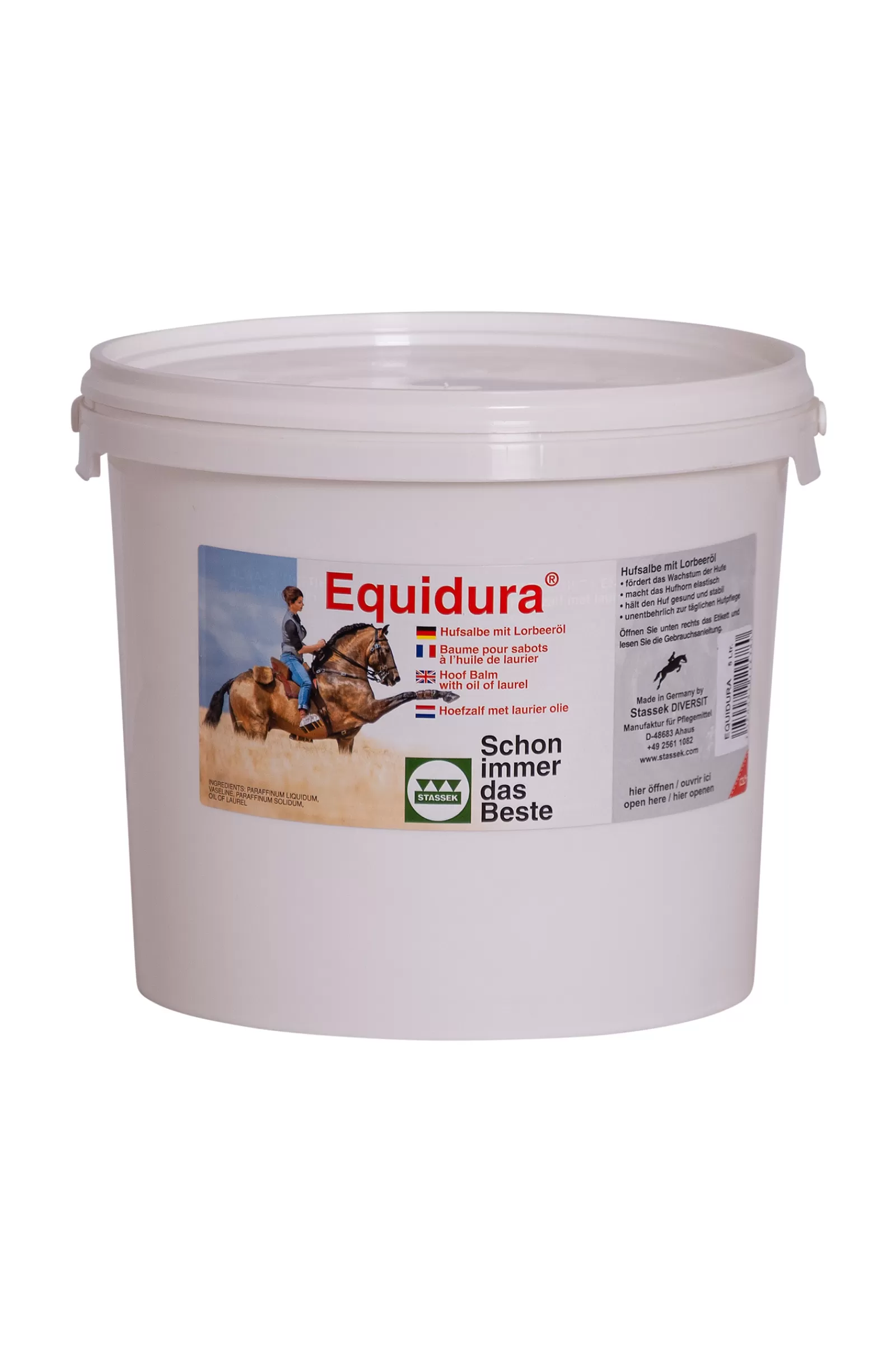 Hot Pommade A Sabots Equidura Avec Huile De Laurier, 1000 Ml Soin Du Sabot