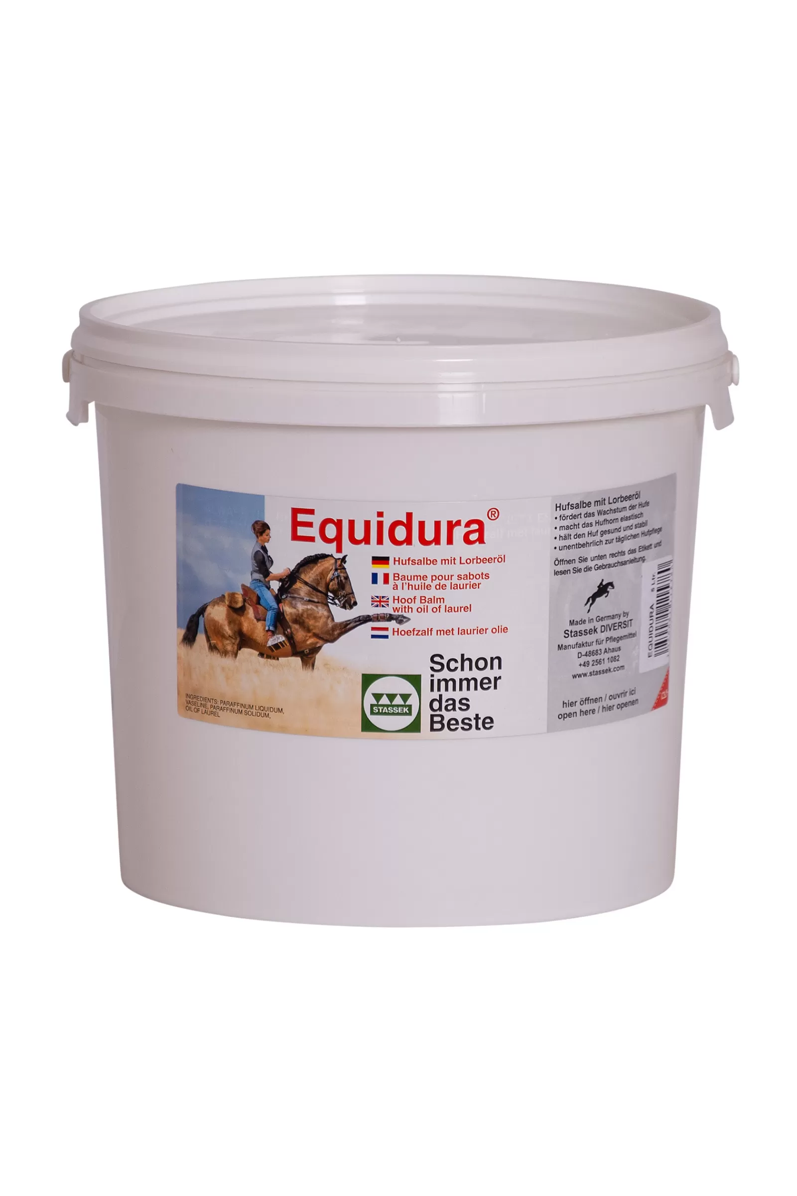 Outlet Pommade A Sabots Equidura Avec Huile De Laurier, 5 Litres Soin Du Sabot